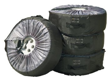 Cartrend - Set 4 borse per pneumatici, fino a 17" e 225 mm di larghezza delle gomme