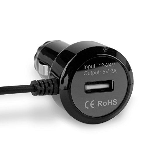 Casio Exilim ex-fr10 caricabatterie, Boxwave® [micro caricatore auto] micro USB auto adattatore di ricarica per Casio Exilim ex-fr10 – jet Black