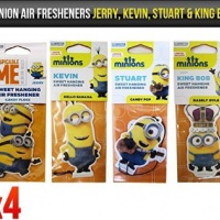 Cattivissimo Me Minion Jerry, Kevin, Stuart & King Bob Deodorante Per Auto Originale
