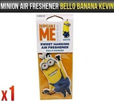 Cattivissimo Me Minion Kevin Bello Profumo Di Banana Deodorante Per Auto Originale x 1