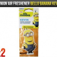 Cattivissimo Me Minion Kevin Bello Profumo Di Banana Deodorante Per Auto Originale x 2