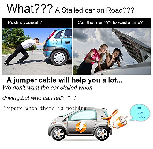 Cavo jumper Jump Starter kit – Carstyling 3,6 m 1800 a 10 mm auto cavi di avviamento per sotto 2.5t Sedan/SUV/Hatchback