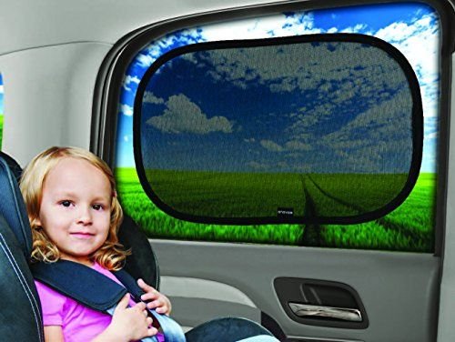 CCINEE Parasole per auto adatto all’uso con bambini, protezione dal sole per auto e bambini, confezione da 5 pezzi