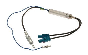 Celsus AAN2128 - Adattatore per antenna da fakra a maschio, con amplificatore AM/FM