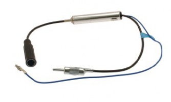 Celsus AAN2202 - Adattatore per antenna da femmina a maschio, con amplificatore AM/FM