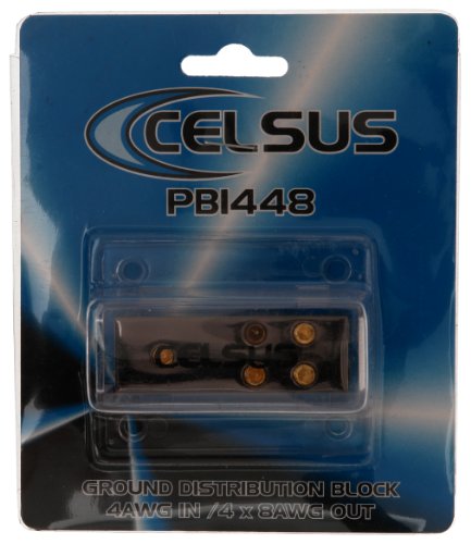 Celsus PB1448 - Blocco distributore di corrente da 4 AWG a 8 AWG