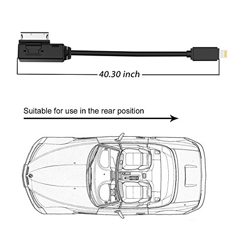 Chelink ami MMI MDI cavo di ricarica adattatore Fit Audi VW Jetta GTI gli Passat CC Tigun Touareg EOS per iPhone 8/7/6s/6/5s/5 C//Plus