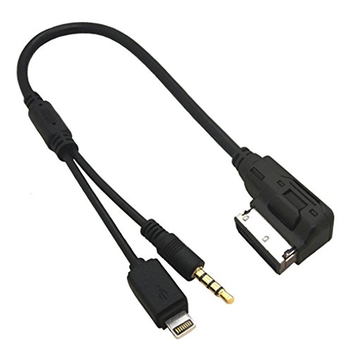 Chelink audio cavo adattatore di ricarica per iPhone 6/6 Plus/6s/5/5S/5 C/se/iPod iPad Fit Audi A3 A4 A5 A6 A8 Q5 Q7