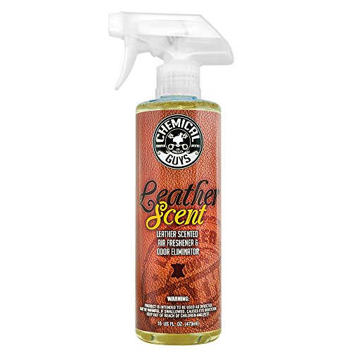 Chemical Guys AIR_102_16 Leather Scent Premium Air Freshener and Odor Eliminator (16 oz) by Chemical Guys