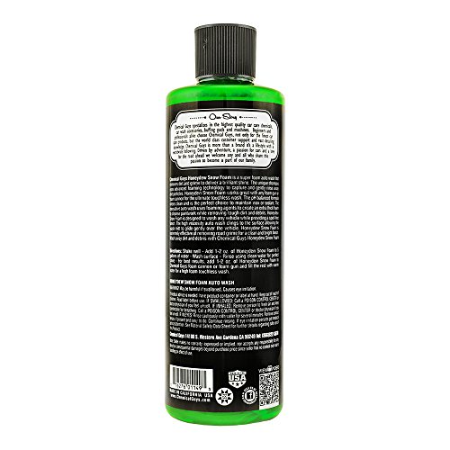 Chemical Guys CWS_110_16 Honeydew Snow Foam Car Wash Soap and Cleanser (16 oz) by Chemical Guys
