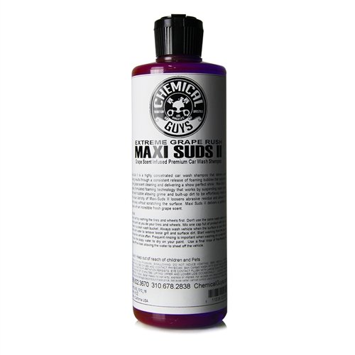 Chemical Guys Maxi Suds II – Detergente per automobili Extreme Grape Rush