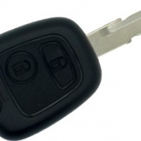 Chequers Motorstore New Citroen 2 Button Keyfob Case Uncut Blade For C1 C2 C3 C4 C5 Xsara Picasso