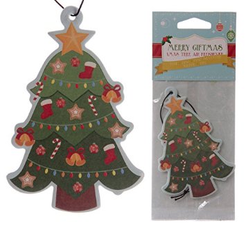 Christmas tree shaped pine scented air freshener