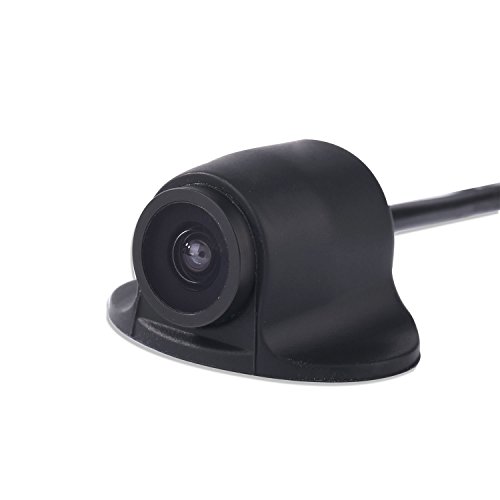 CIpotZIZ, videocamera frontale per automobile, con sensore CMOS, universale, ad alta definizione, impermeabile, senza guide di distanza, nera
