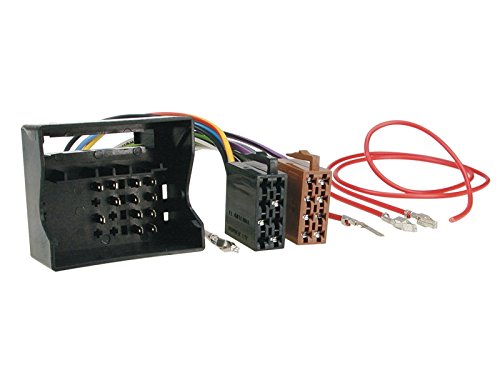 Citroen C3 F 02 – 09 1 DIN auto Radio Incasso Set in originale Plug & Play qualità con radio antenna Adapter, cavo di collegamento, accessori e mascherina per autoradio/Telaio di montaggio nero