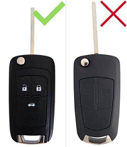 CK + OPEL Car Key Custodia in ABS Key Cover Case Etui per Adam Cascada Mokka X Astra Corsa Insignia Meriva Zafira