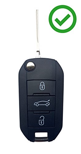 CK + PEUGEOT ABS auto portachiavi Key Cover Case Etui per 208 308 2008 3008 5008