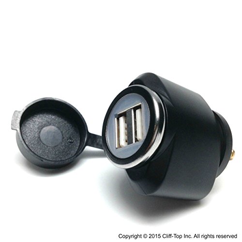 Cliff-Top® 3.3 Amp Adattatore USB con Presa Hella/DIN (Mini)