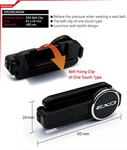 Clip/fascetta di blocco per cinture di sicurezza auto, linea Premium, 1 coppia, 2 pezzi