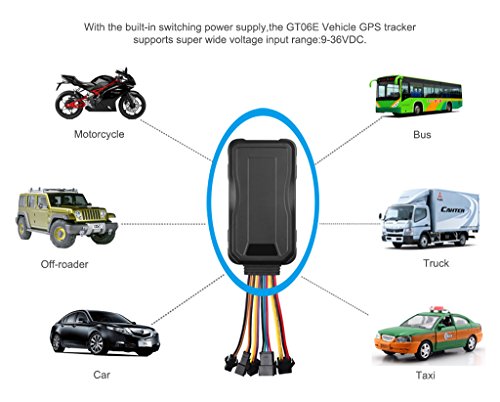 Concox 3 G GPS Tracker per auto/camion/Moto GT06E con sensore di accelerazione e chiamata di emergenza SOS
