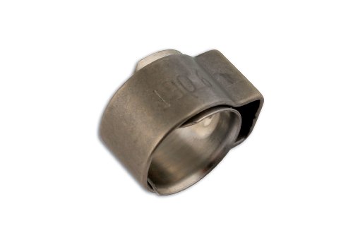 Connect 30827 - Confezione da 25 fascette pinzabili a 1 orecchio con anello interno, diametro 11,5 - 13,8 mm