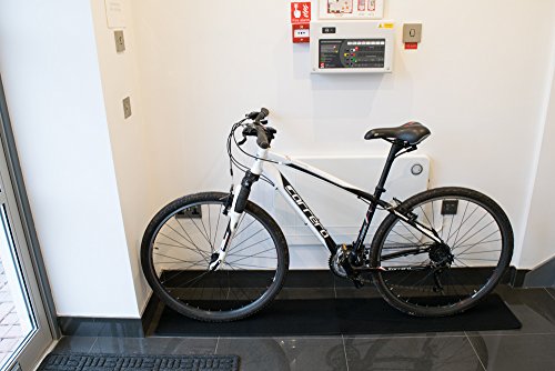 Connected Essentials indoor Bike Floor Protector,, colore: Nero