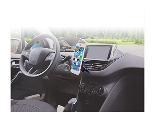 Connectland – Supporto di auto su rack magnetica Ventil. Per Smartphone Gps
