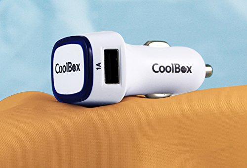 CoolBox CDC215 Auto White mobile device charger - Mobile Device Chargers (Auto, Smartphone, Tablet, Cigar lighter, RoHS, White, 12 - 24)