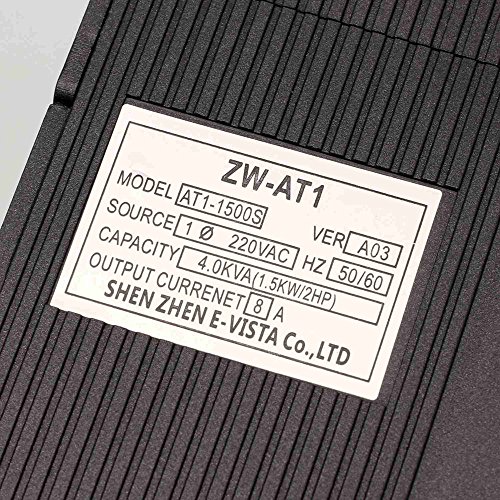 CoolClassic ZW-AT1, invertitore VFD convertitore; 1,5 KW, 3 HP, 220 V, 8 A