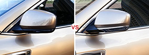 Coppia ABS cromato auto sportello laterale specchio ala fondo strisce per Koleos 2017