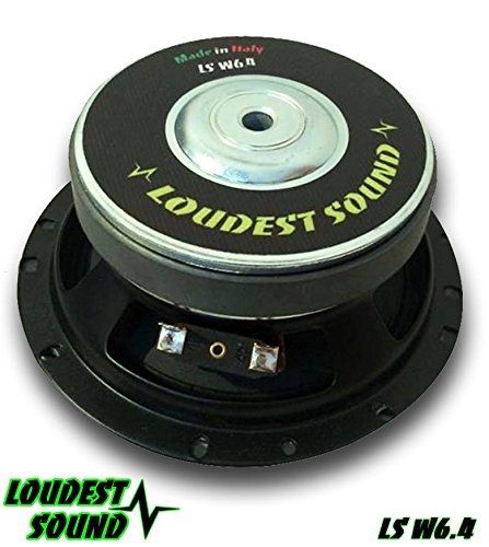 COPPIA Loudest Sound Professional Mid Woofer LS W6.4 16 cm medio bassi 165mm ideali per predisposizioni auto audio spl