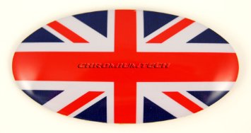 Copri maniglia interna della porta e vano porta oggetti in alluminio motivo bandiera inglese