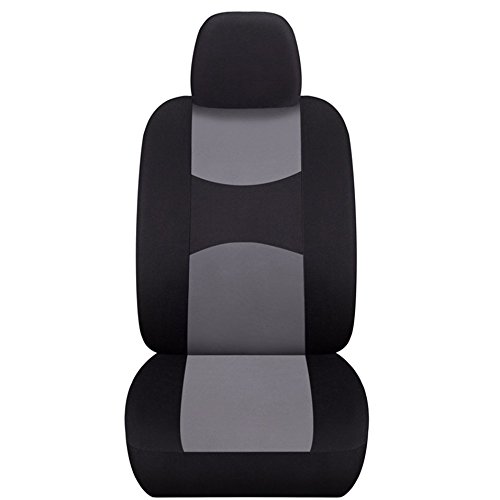 Copri sedili per auto grigio scuro Set universale per berlina SUV Sedili coprisella per camion divisi Accessori per seggiolini auto
