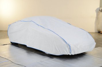 copriauto esclusivo in coupé Tyvek- per ASTON MARTIN V8 a partire dal 2006 in bianco con custodia