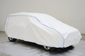 copriauto esclusivo in Tyvek - per PANDA ab 2012 colore bianco con custodia