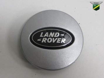 Coprimozzo per Range Rover L322 Nuovo Originale con Scintilla argento e Logo nero RRJ500030WYS