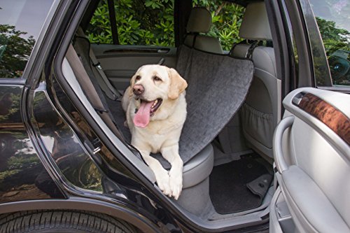 Coprisedile auto Deluxe Dog by Pets Finest – Sedile posteriore Protector & amaca in camoscio morbido e durevole. – antiscivolo e resistente ai graffi