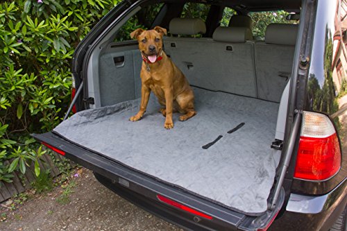Coprisedile auto Deluxe Dog by Pets Finest – Sedile posteriore Protector & amaca in camoscio morbido e durevole. – antiscivolo e resistente ai graffi