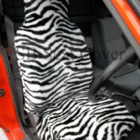 Coprisedili auto per VW Beetle Polo finta pelliccia zebrati set completo