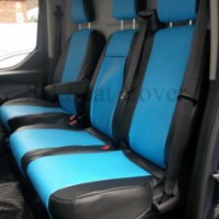 Coprisedili Ford Transit Personalizzata in Similpelle Blu