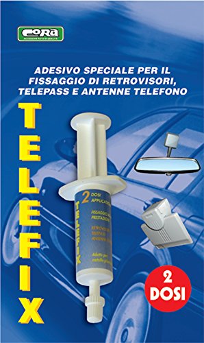 Cora 000120470 Telefix Adesivo Specchietti/Telepass, Set di 12