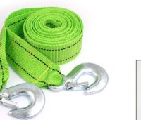 Corda da traino-recupero in nylon, lunga 400 cm - colore verde