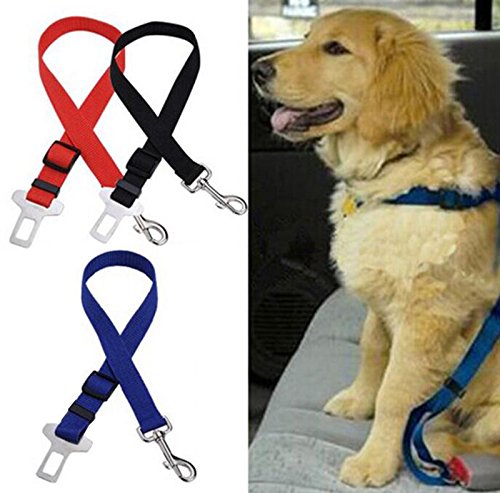 Cosanter cintura di sicurezza imbracatura regolabile cane gatto nylon cintura cinghia piombo per auto veicolo