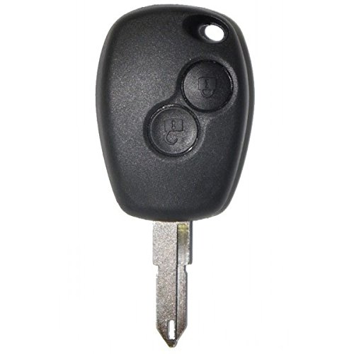 Cover guscio per chiave con telecomando, per Renault Clio, Megane, Laguna, Scenic, Twingo, Modus, con 2 pulsanti + 2 pulsanti da saldare