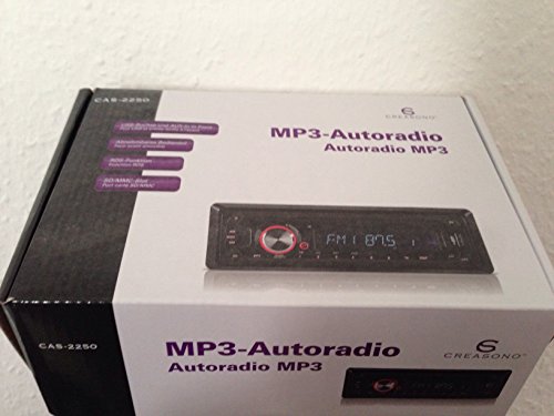 creasono PX 1553 – 27 MP3 RDS Auto Radio Cas 2250 con porta USB e slot SD, 4 X 45 W