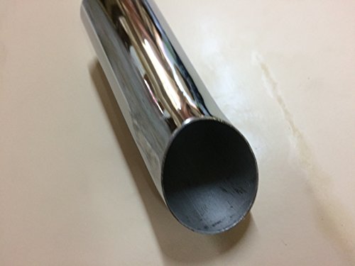 Cromato tubo di scarico posteriore punta universale da 40 mm a 57 mm – Medium Terminalino