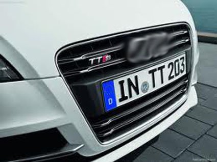 CROMO NERO ROSSO TTS anteriore griglia emblema distintivo per a barre GRIGLIA TIPI