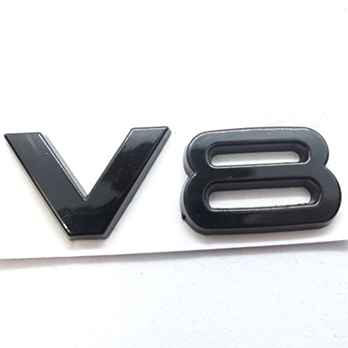 Ctronic ala parafango anteriore posteriore nero lucido stivale di logo emblema adesivo adesivo V8 HB4R2
