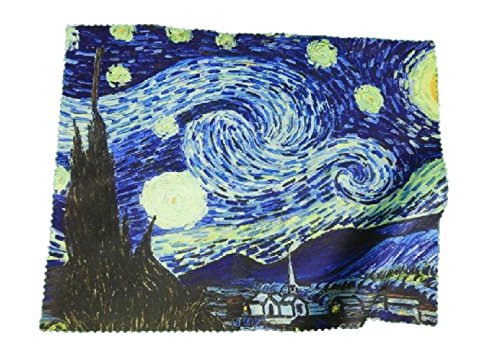Custodia per occhiali e panno di pulizia: Vincent Van Gogh, notte stellata