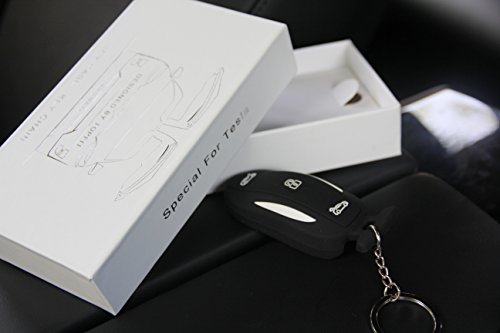 Custodia protettiva impermeabile in silicone per chiave telecomando auto Tesla Model S, Black